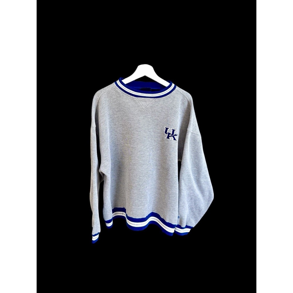 Vintage 90's University Of Kentucky Sweatshirt Discus Athletics XXL Distressed‎